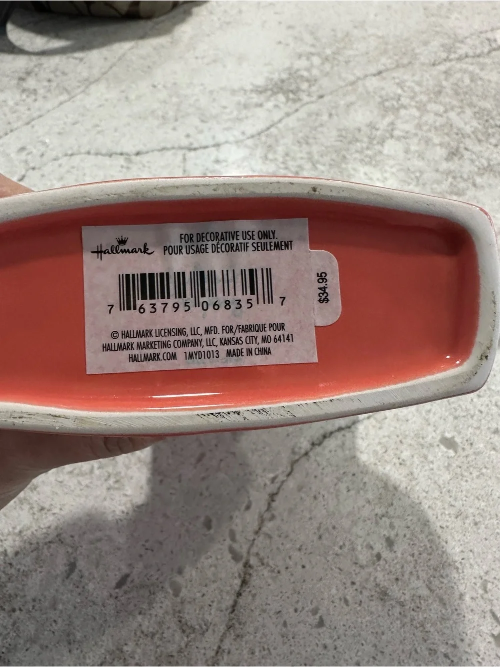 Hallmark Coral Ceramic 8